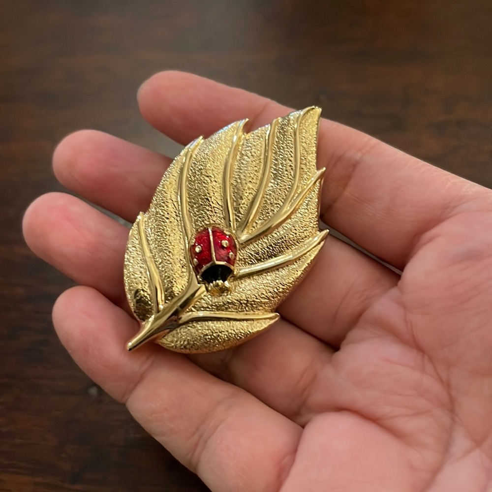 Este Lauder 1990s Solid Perfume Compact- Enameled… - image 6